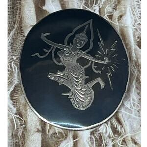 Vintage SIAM Thailand Sterling Dancer Pin